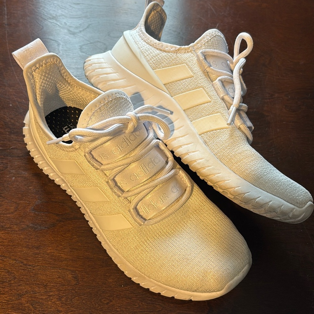 Adidas Kaptir 8.5 Mens ALL WHITE